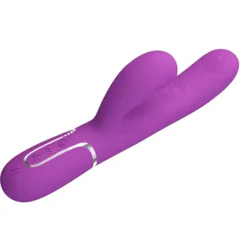PRETTY LOVE - PERLITA 3 IN 1 VIBRATORE MULTIFUNZIONE CONIGLIO VIOLA