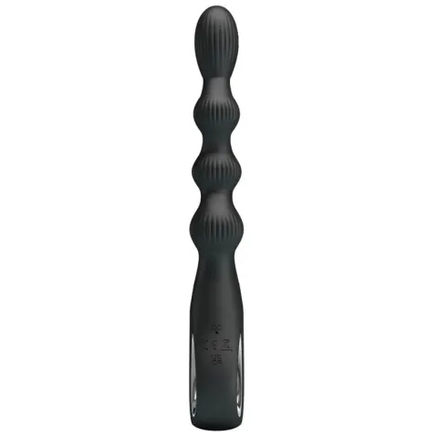 PRETTY LOVE - FEDERER VIBRATORE ANALE 12 VIBRAZIONI NERO