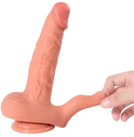 SHEQU - HAYDEN DILDO UND KLITORISSTIMULATOR MIT VIBRATION UND FERNBEDIENUNG 16 CM