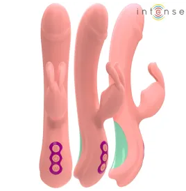 INTENSE - RACHEL VIBRATEUR RABBIT 5 VIBRATIONS ROSE