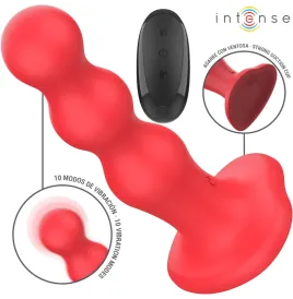 INTENSE - CODY VIBRATOR MIT SAUGNÄPFEN ROTE FERNBEDIENUNG