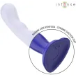 INTENSE - SHORTY VIBRATOR WITH SUCTION CUP BLUE REMOTE CONTROL INTENSE - SHORTY VIBRATOR WITH SUCTION CUP BLUE REMOTE CONTROL