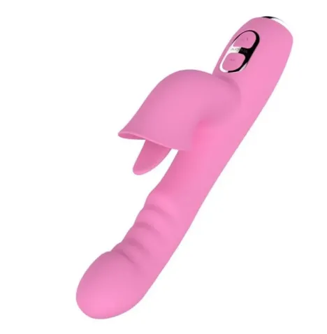 NALONE - T-MAY RABBIT VIBRATOR WITH PUSH AND OSCILLATING MOTION