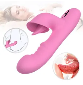 NALONE - T-MAY RABBIT VIBRATOR WITH PUSH AND OSCILLATING MOTION