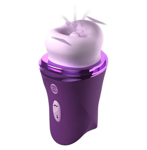 FANTASY FOR HER - LUSH KISS PELUCHE VIOLA STIMOLATORE CLITORIDEO A SUZIONE E LECCHIO