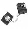 KINK - MUÑEQUERAS FIJAS CON CADENA 30 CM Y CIERRE CANDADO NEGRO AJUSTABLE 16-23 CM X 5.5 CM