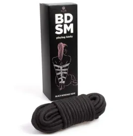 SECRETPLAY - CUERDA BONDAGE NEGRA BDSM COLLECTION