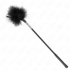 KINK - PIUME TICKLE CON MANICO STRASS 50 CM