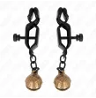 KINK - BELL JAW STYLE NIPPELKLEMMEN SCHWARZ 7 CM