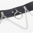 SUBBLIME - HARNAIS CEINTURE ET JARRETIÈRES AVEC ANNEAUX ET CHAÎNE DÉTAIL TAILLE UNIQUE SUBBLIME - HARNAIS CEINTURE ET JARRETIÈRES AVEC ANNEAUX ET CHAÎNE DÉTAIL TAILLE UNIQUE