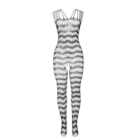 SUBBLIME - 951696 NETZ-BODYSTOCKING OHNE SCHRITT MIT TRGERN AN DEN SCHULTERN SCHWARZ EINE GRÖSSE