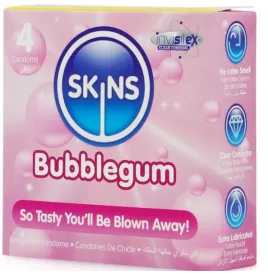SKINS - BUBBLEGUM PREMIUM-KONDOME PACKUNG 4