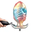 POWER MONSTERS - EBON LEVIATHAN TRICOLORE PLUG ANALE GONFIABILE FANTASY 18 CM POWER MONSTERS - EBON LEVIATHAN TRICOLORE PLUG ANALE GONFIABILE FANTASY 18 CM