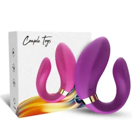 ARMONY - CRESCENT VIBRATOR FOR COUPLES REMOTE CONTROL PURPLE