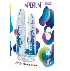 ALIVE - PENE IMPERIUM DOPPIO REALISTICO TRASPARENTE 12-14 CM
