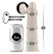 COCK MILLER - GODE AVEC VENTOUSE, LUMIÈRES ET VIBRATIONS AVEC TÉLÉCOMMANDE BLANC 21,5 CM COCK MILLER - GODE AVEC VENTOUSE, LUMIÈRES ET VIBRATIONS AVEC TÉLÉCOMMANDE BLANC 21,5 CM