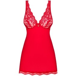 OBSESSIVE - LUVAE BABYDOLL  TANGA ROSSO S/M