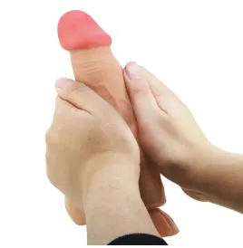 PRETTY LOVE - SLIDING SKIN SERIES REALISTISCHER DILDO MIT SLIDING SKIN FERNBEDIENUNG SAUGNAPFLEISCH 21,8 CM