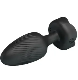 PRETTY LOVE - OSBORN PLUG ANAL AVEC LUMIÈRE LED NOIR 9,8 CM
