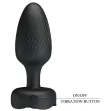 PRETTY LOVE - OSBORN ANAL PLUG WITH LED LIGHT BLACK 9.8 CM PRETTY LOVE - OSBORN ANAL PLUG WITH LED LIGHT BLACK 9.8 CM
