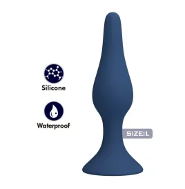 MR PLAY - PLUG ANALE SLIM IN SILICONE BLU L