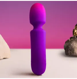 ROCKS- OFF - GLO- GIRL VIBRATOR WAND MINI PURPLE