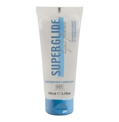 HOT - SUPERGLIDE LIQUID PLEASURE LUBRIFICANTE A BASE DACQUA 100 ML