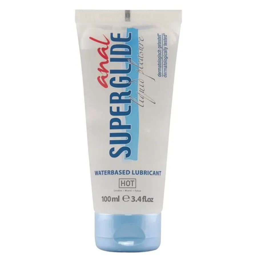 HOT - ANAL SUPERGLIDE LIQUID PLEASURE WATERBASED LUBRICANT 100 ML HOT - ANAL SUPERGLIDE LIQUID PLEASURE WATERBASED LUBRICANT 100 ML