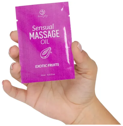SECRETPLAY - OLIO DA MASSAGGIO MONODOSE AI FRUTTI ESOTICI 10 ML