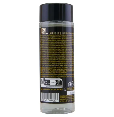 HOT - OLIO DA MASSAGGIO AMBRA E MUSCHIO 100 ML