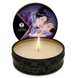 SHUNGA - MINI CARESS BY CANDLELIGHT DISPLAY MASSAGE CANDLES 24 UNITS