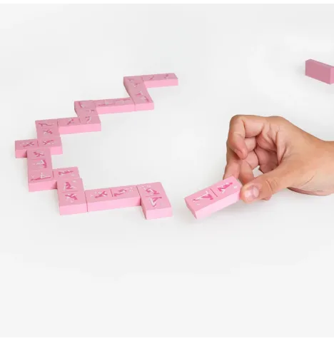 SECRETPLAY - JEU DE DOMINOS EN BOIS KINKY