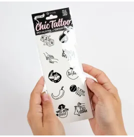 SECRET PLAY - LOT DE 10 TATOUAGES TEMPORAIRES SPICY COLLECTION