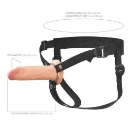 FANTASY X-TENSIONS ELITE - 15.2 CM HOLLOW SILICONE STRAP-ON