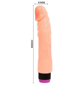 BAILE - VIBRATORE REALISTICO FLESSIBILE NATURALE 24 CM