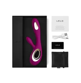 LELO - SORAYA WAVE VIBRATOR RABBIT DEEP ROSE