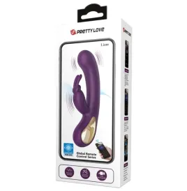PRETTY LOVE - LIAM RABBIT VIBRATOR and G SPOT STIMULATOR PURPLE