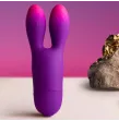 ROCKS-OFF - GLO-GIRL BUNNY VIBRATEUR FLEXIBLE VIOLET ROCKS-OFF - GLO-GIRL BUNNY VIBRATEUR FLEXIBLE VIOLET