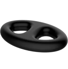 CRAZY BULL - BAGUE EN SILICONE DOUBLE OVALE