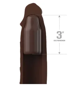 FANTASY X- TENSIONS - PIPEDREAMS RALLONGE W SANGLE 17,78 CM MARRON