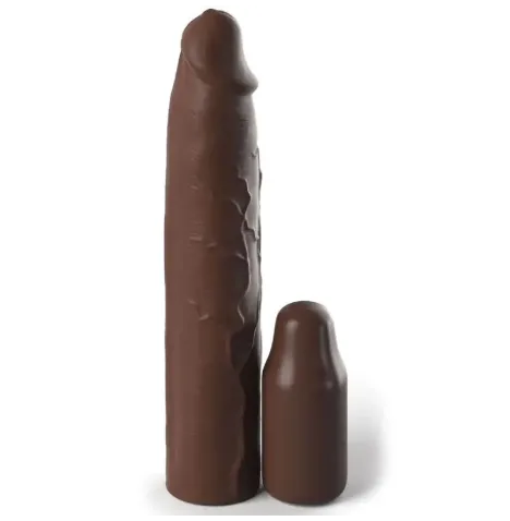 FANTASY X- TENSIONS - PIPEDREAMS SLEEVE 22,86 CM 7,62 CM PLUG BROWN