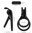 ARMONY - ANNEAU VIBRATEUR DOUBLE TRAVELER POUR COUPLES LAPIN NOIR ARMONY - ANNEAU VIBRATEUR DOUBLE TRAVELER POUR COUPLES LAPIN NOIR