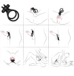 ARMONY - ANELLO VIBRATORE DOPPIO TRAVELLER PER COPPIA RABBIT BLACK ARMONY - ANELLO VIBRATORE DOPPIO TRAVELLER PER COPPIA RABBIT BLACK