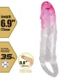 PRETTY LOVE - ODES FUNDA REALÍSTICA ALARGADORA DE 2 CM PARA PENE ROSA PRETTY LOVE - ODES FUNDA REALÍSTICA ALARGADORA DE 2 CM PARA PENE ROSA