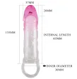 PRETTY LOVE - ODES GAINE DAGRANDISSEMENT RÉALISTE DE 2 CM POUR PÉNIS ROSE PRETTY LOVE - ODES GAINE DAGRANDISSEMENT RÉALISTE DE 2 CM POUR PÉNIS ROSE