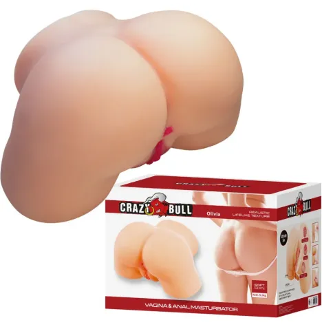 CRAZY BULL - OLIVIA REALISTICO SEDERE FEMMINILE VAGINA E ANALE 5,5 KG