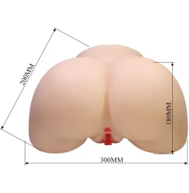 CRAZY BULL - OLIVIA REALISTISCHER WEIBLICHER PO, VAGINA UND ANAL, 5,5 KG