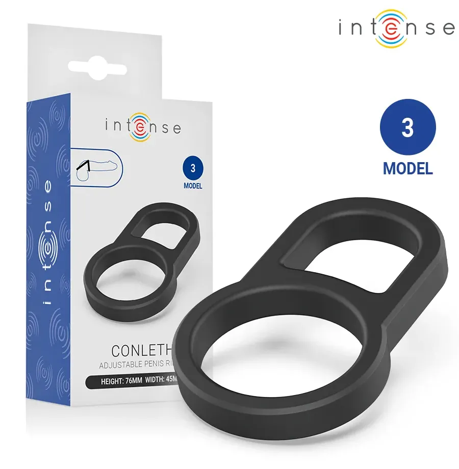 INTENSE - CONLETH ANNEAU PÉNIS DOUBLE RÉGLABLE MODÈLE 3 INTENSE - CONLETH ANNEAU PÉNIS DOUBLE RÉGLABLE MODÈLE 3