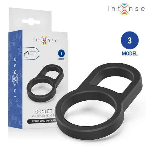 INTENSE - CONLETH ANNEAU PÉNIS DOUBLE RÉGLABLE MODÈLE 3