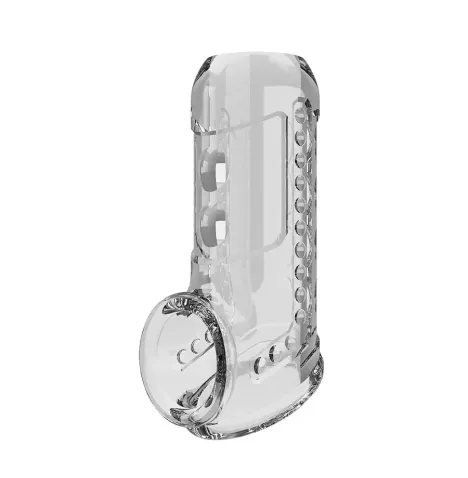 PRETTY LOVE - TRANSPARENT TEXTURED PENIS SHEATH